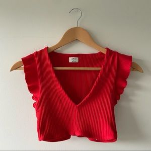 Aritzia Wilfred Crop Top